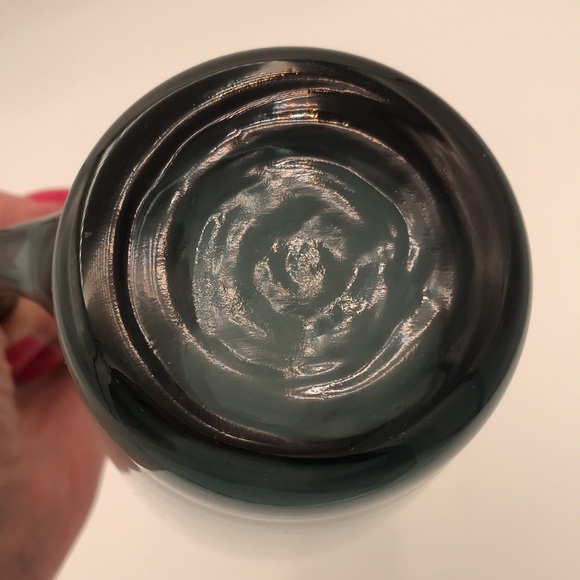 VTG MCM 60's Morgantown Normandie Smoke Glass Cocktail/Martini Pitcher & Stirrer - Picture 7 of 10